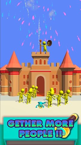 Captura 2: Choque de Multitudes 3D