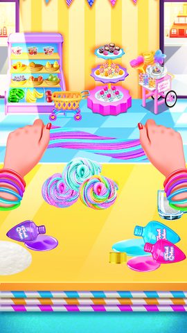 Screenshot 4: Rainbow Glitter Slime Maker
