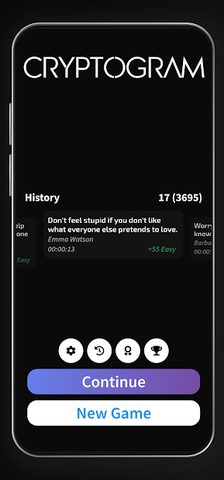 Screenshot 17: Cryptogram - Decrypt Quotes