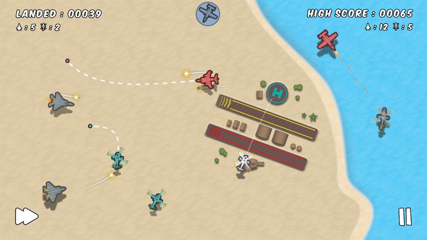 Screenshot 3: Planes Control - (ATC) Tower Air Traffic Control