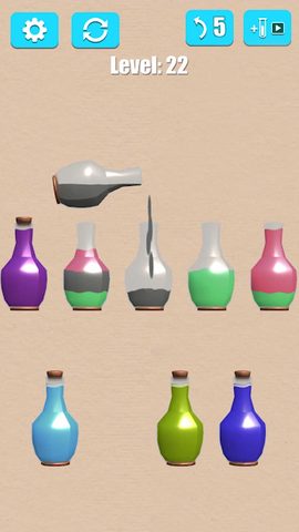 Captura 7: Puzzle de clasificación de agua