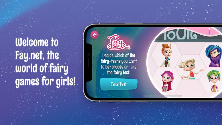 Screenshot 1: FayNet. Home of fairy-teens