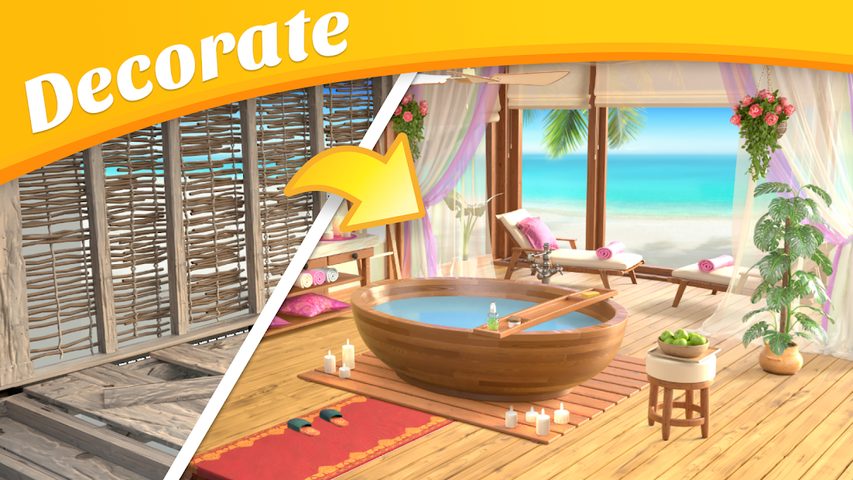 Screenshot 2: Beach Homes Design : Miss Robi