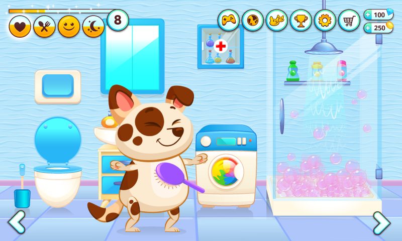 Screenshot 1: Duddu - My Virtual Pet Dog