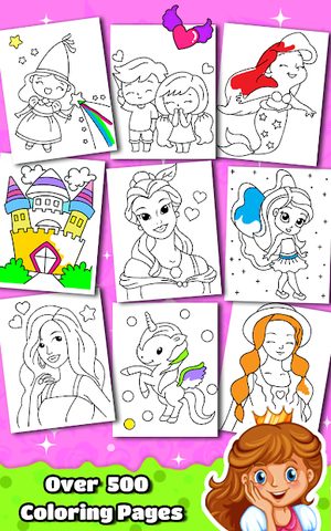 Screenshot 18: Princess Coloring Book for Kids & Games for Girls