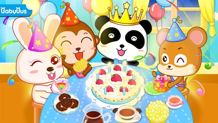 Screenshot 1: Baby Panda's Birthday Party