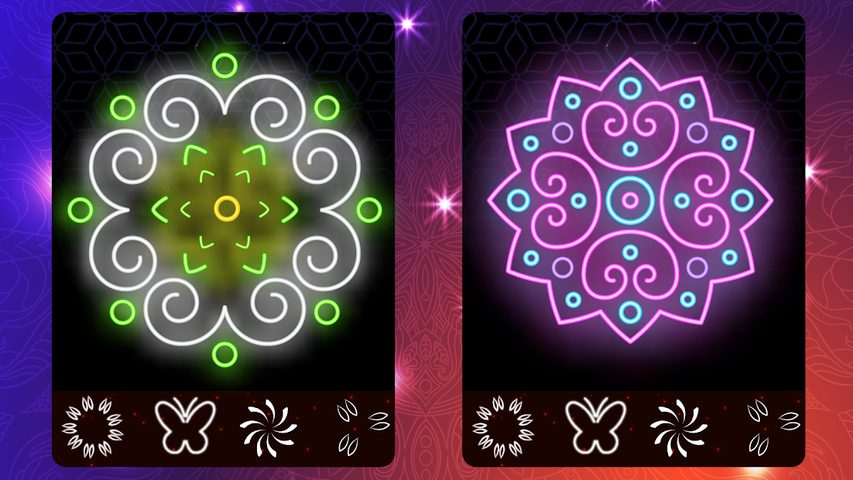 Screenshot 5: Glow Doodle Art - Color & Draw
