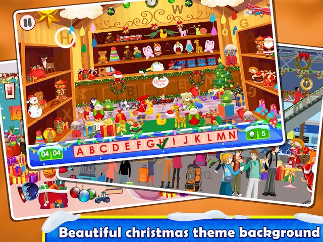 Screenshot 13: Christmas Hidden Objects : Alphabets & Numbers