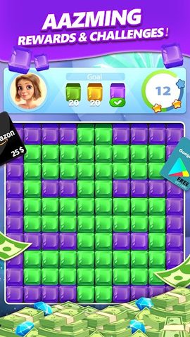 Screenshot 1: Lucky Diamond – Jewel Blast Pu