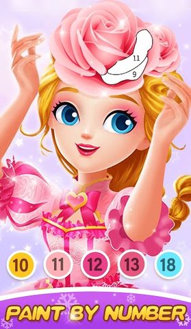 Screenshot 2: Color by Number: Free, Art, Fun Coloring Games