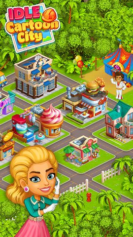 Screenshot 11: Idle Cartoon City - coin day