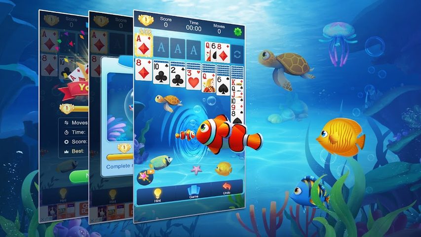 Screenshot 1: Solitaire Fish