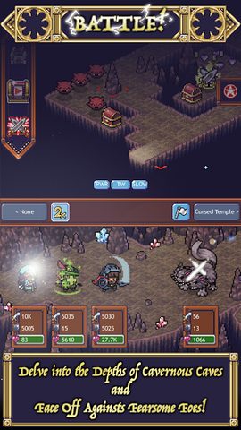 Screenshot 1: Cave Heroes: Idle Dungeon Crawler
