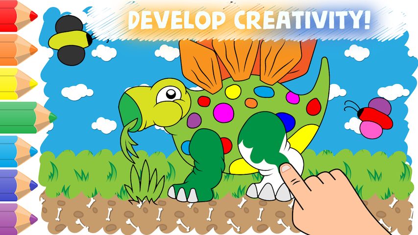 Screenshot 1: Easy coloring pages for kids