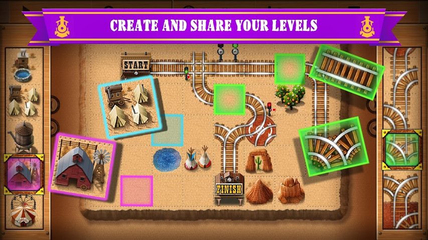 Screenshot 2: Rail Maze 2 : Train puzzler