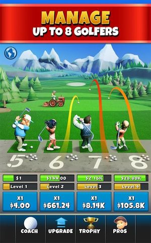 Screenshot 1: Idle Golf Tycoon