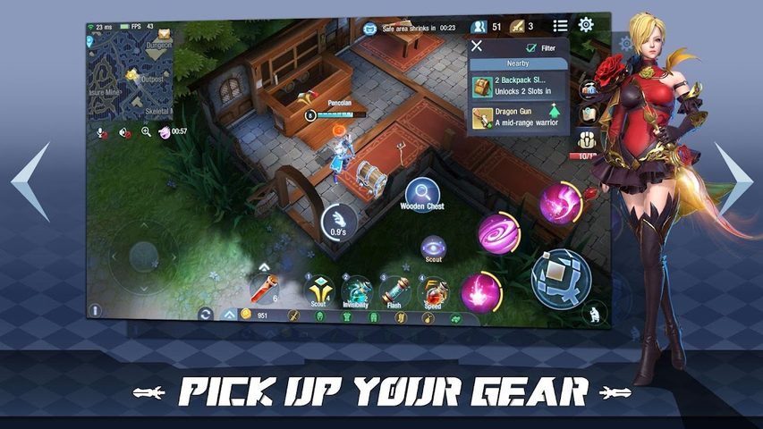 Screenshot 4: Survival Heroes - MOBA Battle