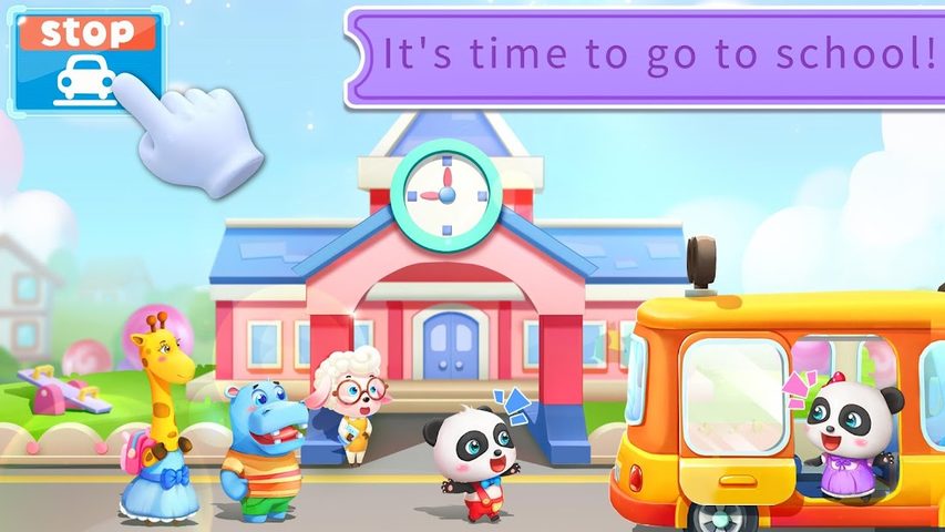 Captura 9: El Autobús Escolar de Baby Panda