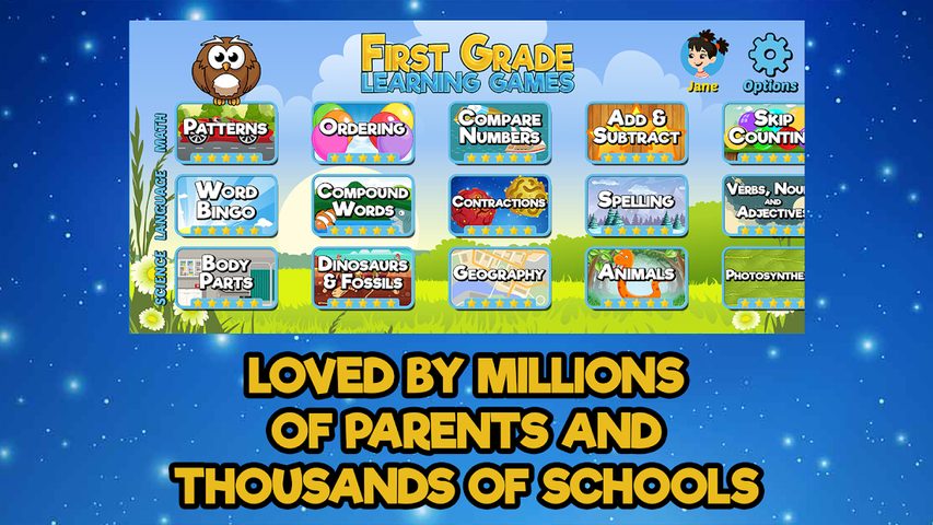 Screenshot 4: First Grade Learning Games