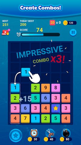 Screenshot 24: Merge Block: Number Puzzle Fun