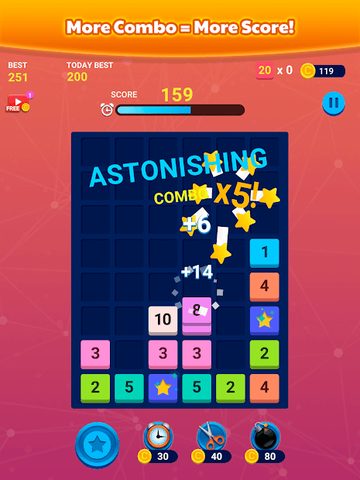 Screenshot 17: Merge Block: Number Puzzle Fun
