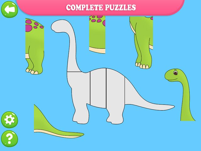 Captura 20: Divertidos Rompecabezas de Dinosaurios para Niños