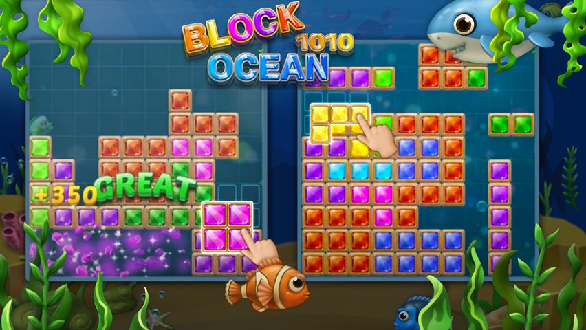 Captura 8: Desafío de rompecabezas de bloques marinos