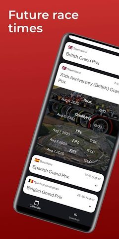 Screenshot 3: Formula Race Calendar 2021