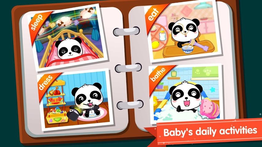 Captura 4: Cuidado del cachorro de panda