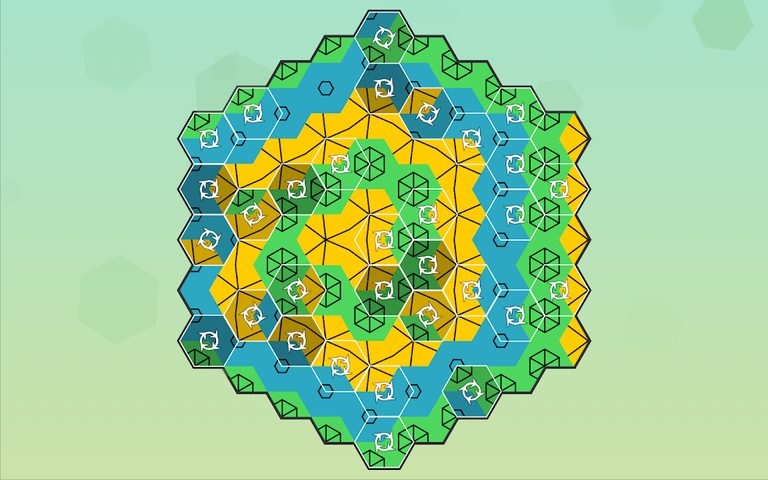 Screenshot 6: Aurora Hex - Pattern Puzzles