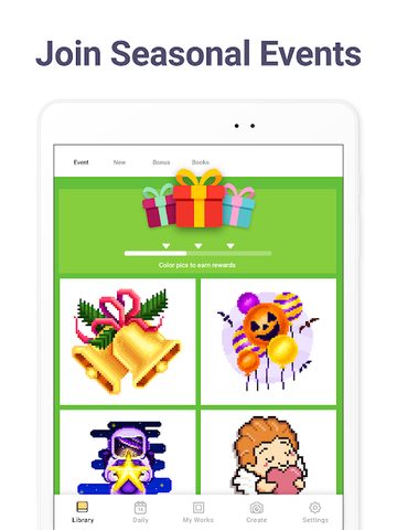 Screenshot 11: Pixel Art: color by number