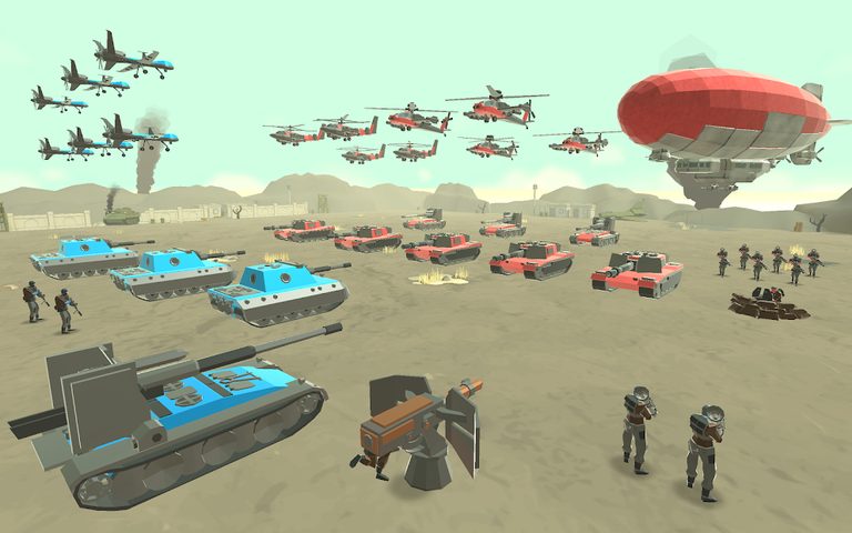Screenshot 1: Army Battle Simulator