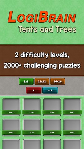Screenshot 1: LogiBrain Tents and Trees