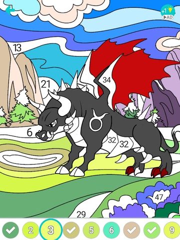 Screenshot 2: Color Fill - Color by Number