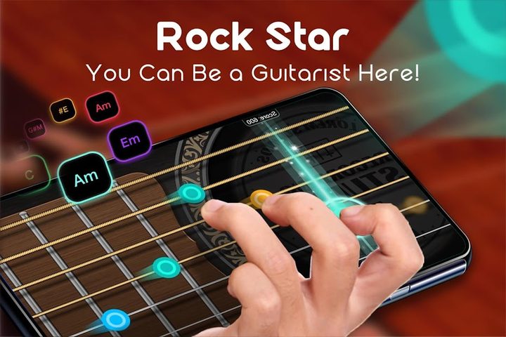 Captura 1: Simulador de guitarra gratuito y juego musical