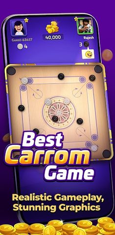 Screenshot 8: Carrom Gold: Online Board Game