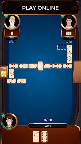 Screenshot 1: Dominoes Online