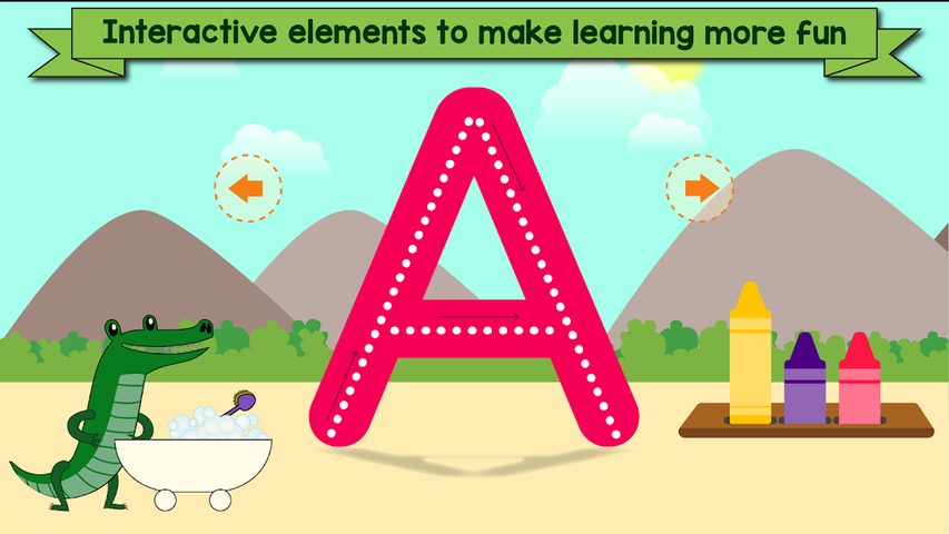 Captura 11: Aprender a escribir y trazar letras y números
