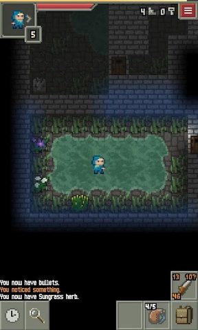 Captura 2: Nueva aventura en Pixel Dungeon