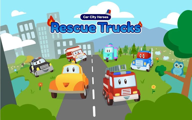 Screenshot 9: Car City Heroes: Rescue Trucks