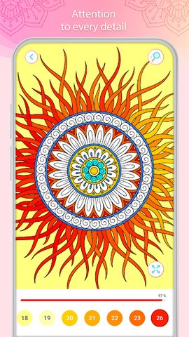Captura 3: Colorea por Números – Mandalas