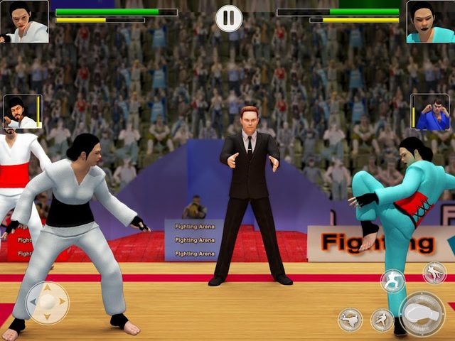 Captura 18: Combate de karate por equipos