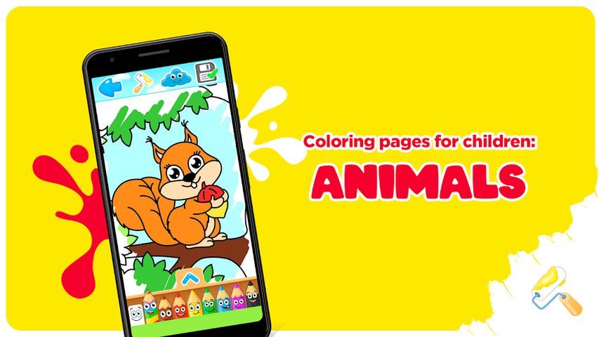 Screenshot 17: Coloring pages for children: animals