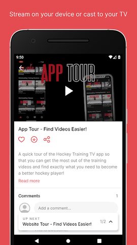 Screenshot 3: Hockey Training TV