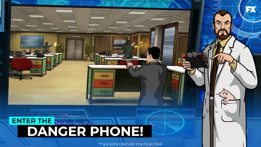 Screenshot 3: Archer: Danger Phone Idle Game