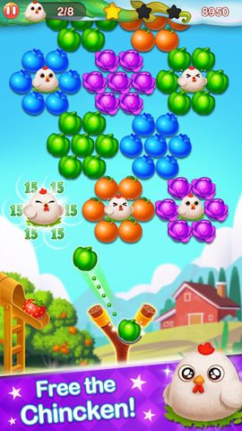 Screenshot 2: Bubble Farm - Fruit Garden Pop