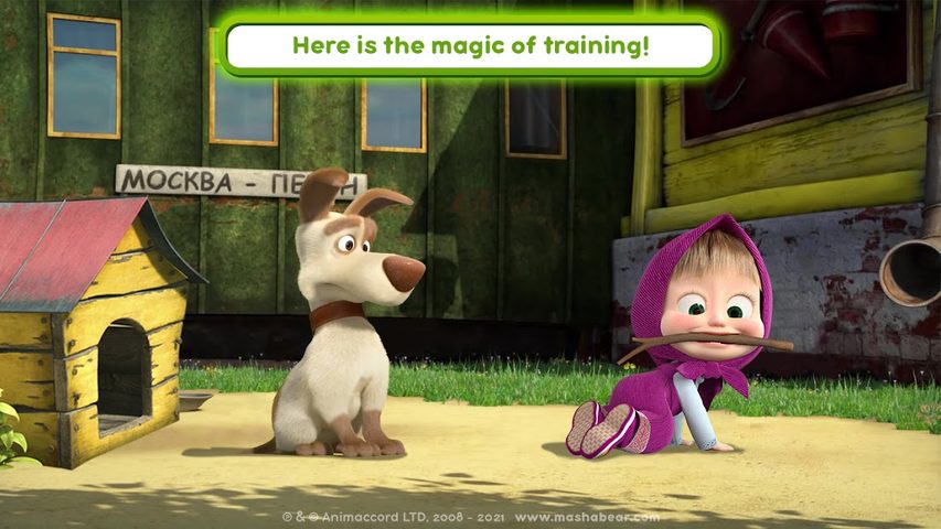 Screenshot 1: Masha and the Bear: We Come In Peace!
