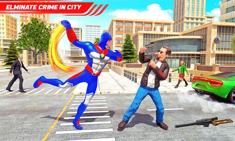 Screenshot 6: Rope Robot Hero Superhero Game