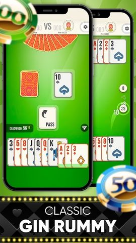 Screenshot 1: Gin Rummy: Card Game Online