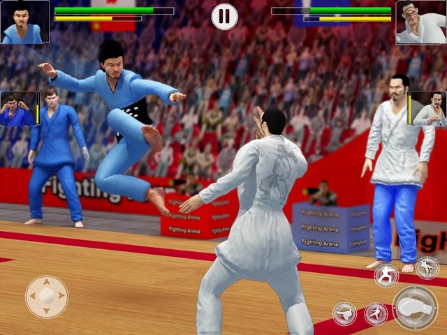 Captura 17: Combate de karate por equipos